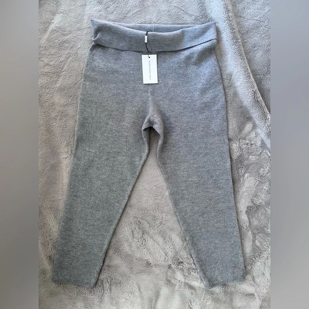 BRAND new Something Navy wool blend cigarette trouser - Picture 2 of 6